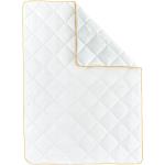 Weiße Gesteppte Bio Bettdecken & Oberbetten aus Textil 155x220 