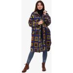 Blaue YC Fashion & Style Stehkragen Kapuzenmäntel aus Wolle mit Kapuze für Damen Einheitsgröße für den für den Herbst 