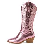 Pinke Cowboy-Boots & Cowboystiefeletten für Damen Größe 44 