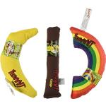 Yeowww Catnip Spielzeug Variety Pack â Cigar & Banana & Regenbogen â Made in USA 1 Packung 3 Spielzeug