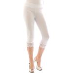 Reduzierte Weiße Yeset Capri-Leggings & 3/4-Leggings aus Baumwolle für Damen Größe M 