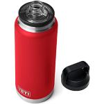 YETI Rambler 1020 ml Flasche, vakuumisoliert, Edelstahl mit Trinkverschluss, Rescue Red