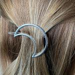 Silberne Minimalistische Haarspangen Hochzeit für Damen für Partys 