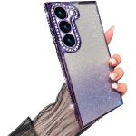 Lila Samsung Galaxy S24 Hüllen Art: Bumper Cases durchsichtig aus Silikon stoßfest 