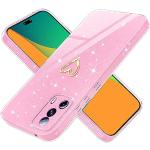 Rosa Xiaomi 13 Lite Hüllen Art: Bumper Cases mit Glitzer aus Silikon stoßfest für Damen 
