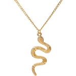 Reduzierte Goldene Elegante Schlangenketten für Herren 