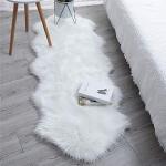 Reduzierte Weiße Schaffelle & Schaffellteppiche matt aus Kunstfell 