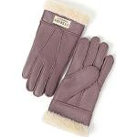 Rosa Gefütterte Handschuhe aus Lammfell für Damen Größe M für den für den Winter 