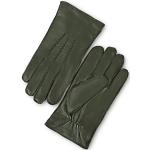 Grüne Elegante Gefütterte Handschuhe aus Lammfell für Herren Größe S für Partys für den für den Winter 