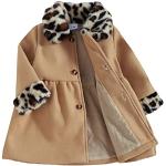 Winddichte Maxi Kinderdufflecoats ohne Verschluss aus Fleece für Babys Größe 98 für den für den Herbst 
