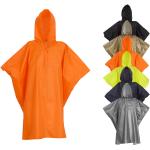 Orange Umhänge mit Kapuze aus Polyester für Herren 