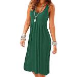 Grüne Casual Langärmelige Rundhals-Ausschnitt Wickelkleider für Damen Größe 3 XL für Partys für den für den Sommer 