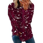 Casual Langärmelige Pumuckl Rundhals-Ausschnitt Damensweatshirts mit Graffiti-Motiv aus Polyester Größe XL für Partys für den für den Herbst 