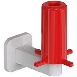 Rote Toilettenpapierhalter & WC Rollenhalter  aus Kristall 