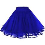 Blaue Sterne Vintage Stufenröcke aus Tüll für Damen Einheitsgröße für den für den Sommer 