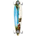 Yocaher Punk Graphic Pintail komplett Longboard Sk