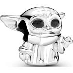 Silberne Star Wars Yoda Charms aus Silber für Damen 