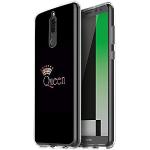 Schwarze Elegante Huawei Mate 10 Lite Cases Art: Slim Cases mit Muster aus Silikon 