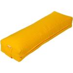 Gelbe Moderne Yogabox Pranayama Outdoor Kissen aus Baumwolle 