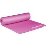 Yogamatte 1 cm dick pink, relaxdays