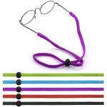Schwarze Brillenketten aus Kunststoff für Damen 