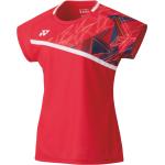 Reduzierte Rote Yonex U-Ausschnitt T-Shirts aus Polyester für Damen Größe XXL 