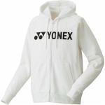 Weiße Yonex Kapuzenjacken mit Reißverschluss mit Kapuze für Herren Größe 3 XL 