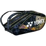 Schwarze Yonex Tennistaschen aus Polyester gepolstert für Herren 