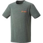 Olivgrüne Yonex U-Ausschnitt T-Shirts aus Polyester für Herren Größe XS 