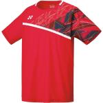 Rote Yonex U-Ausschnitt T-Shirts aus Polyester für Herren Größe 3 XL 