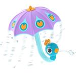 Lila Regenschirme & Schirme 