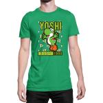 Grüne Super Mario Yoshi T-Shirts für Herren Größe XXL 