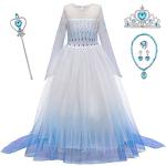 Blaue Die Eiskönigin - völlig unverfroren Elsa Prinzessin-Kostüme für Kinder 