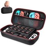 Younik Nintendo Switch OLED Travel Case with 16 Accessories Black