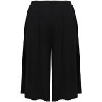 Schwarze Yours Clothing Kurze Hosen aus Jersey für Damen Größe XL 