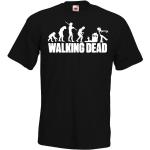 Reduzierte Kurzärmelige The Walking Dead Rundhals-Ausschnitt T-Shirts für Herren 