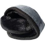 Graue Ohrenschützer & Ohrenwärmer aus Fleece für Damen Größe L für den für den Winter 