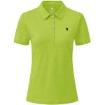 Reduzierte Grüne Kurzärmelige Kurzarm-Poloshirts für Damen Größe XS für den für den Sommer 