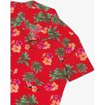 Tropische Kurzärmelige Bio Nachhaltige Hawaiihemden aus Leinen für Herren Größe 3 XL für den für den Sommer 