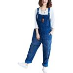Blaue Loose Fit Ripped Jeans & Zerrissene Jeans aus Baumwolle für Damen Einheitsgröße Große Größen für den für den Sommer 