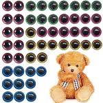 100x 8-20mm Kunststoff Sicherheit Augen für Teddybär Puppe Tier Marionette T 
