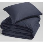 Indigofarbene Yumeko Bio Nachhaltige Bettwäsche Sets & Bettwäsche Garnituren mit Knopf aus Jersey 155x220 