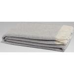 Graue Hahnentritt Moderne Yumeko Nachhaltige Decken aus Wolle 150x210 