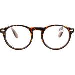 YUNCAT Lesebrillen Damen Herren Retro Runde Lesehilfe Sehhilfe Arbeitsplatzbrille Nerdbrille Hornbrille mit Stärke 5 Farben