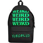 Yungblud Unisex Baclpack Weird Logo Repeated Official Black One Size Mode-Rucksack, Schwarz