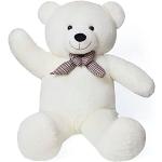 Reduzierte Weiße 120 cm Riesen Teddys für Mädchen 