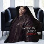 Vampire Diaries Sofadecken mit Halloween-Motiv aus Flanell 