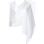 Reduzierte Weiße Elegante Seidenschals aus Seide für Damen Einheitsgröße für Partys für den für den Sommer 