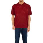 Reduzierte Rote Kurzärmelige Ermenegildo Zegna ZZegna T-Shirts aus Baumwolle für Herren Größe XL 