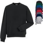 Fuchsiafarbene Russell Athletic Herrensweatshirts aus Baumwolle Größe L 
